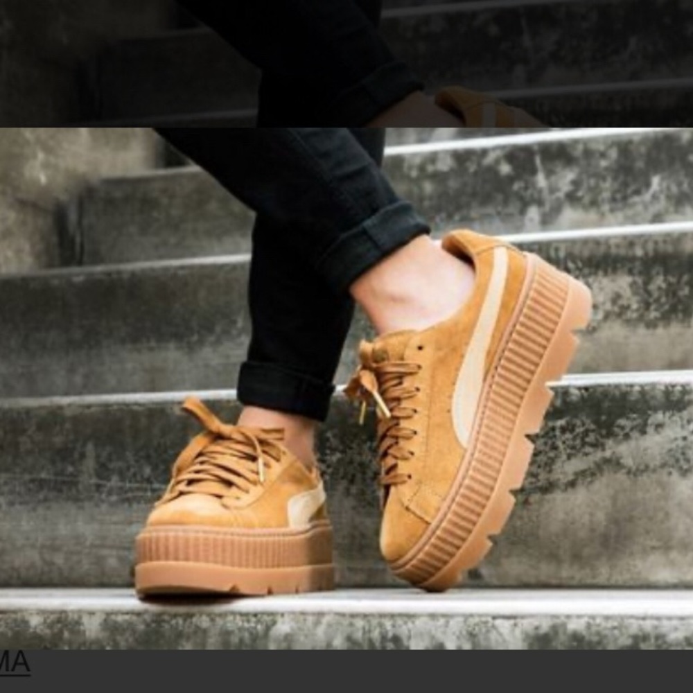 FENTY x PUMA Platform Cleated Creepers
in ‘Golden Brown’ - Picture 6 of 16